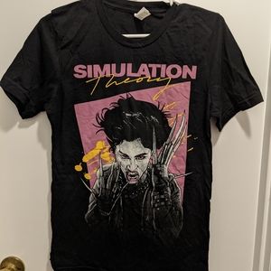 Muse Simulation Theory Tour Merch Bundle – 2 Women’s Small T-Shirts + Hat